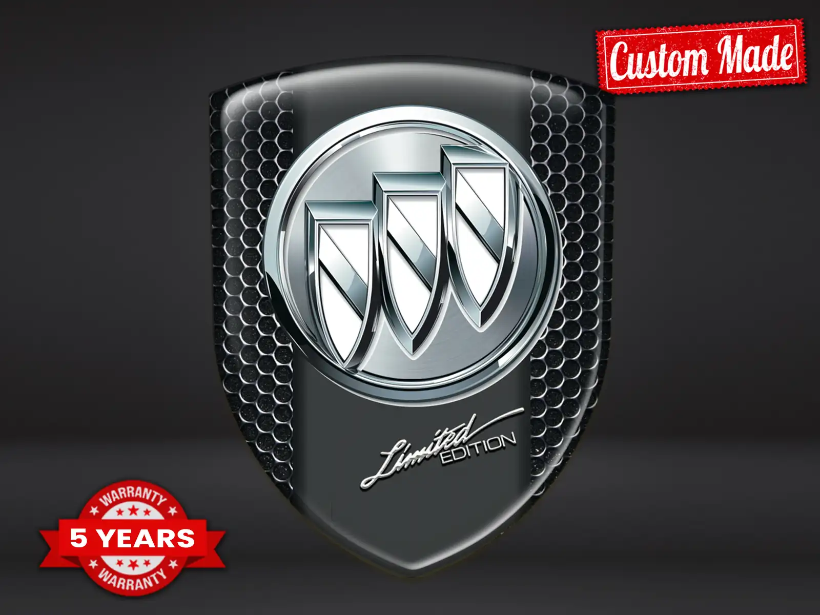 Buick Logosticker Gedruckt Pro Max Robust Stilvoll